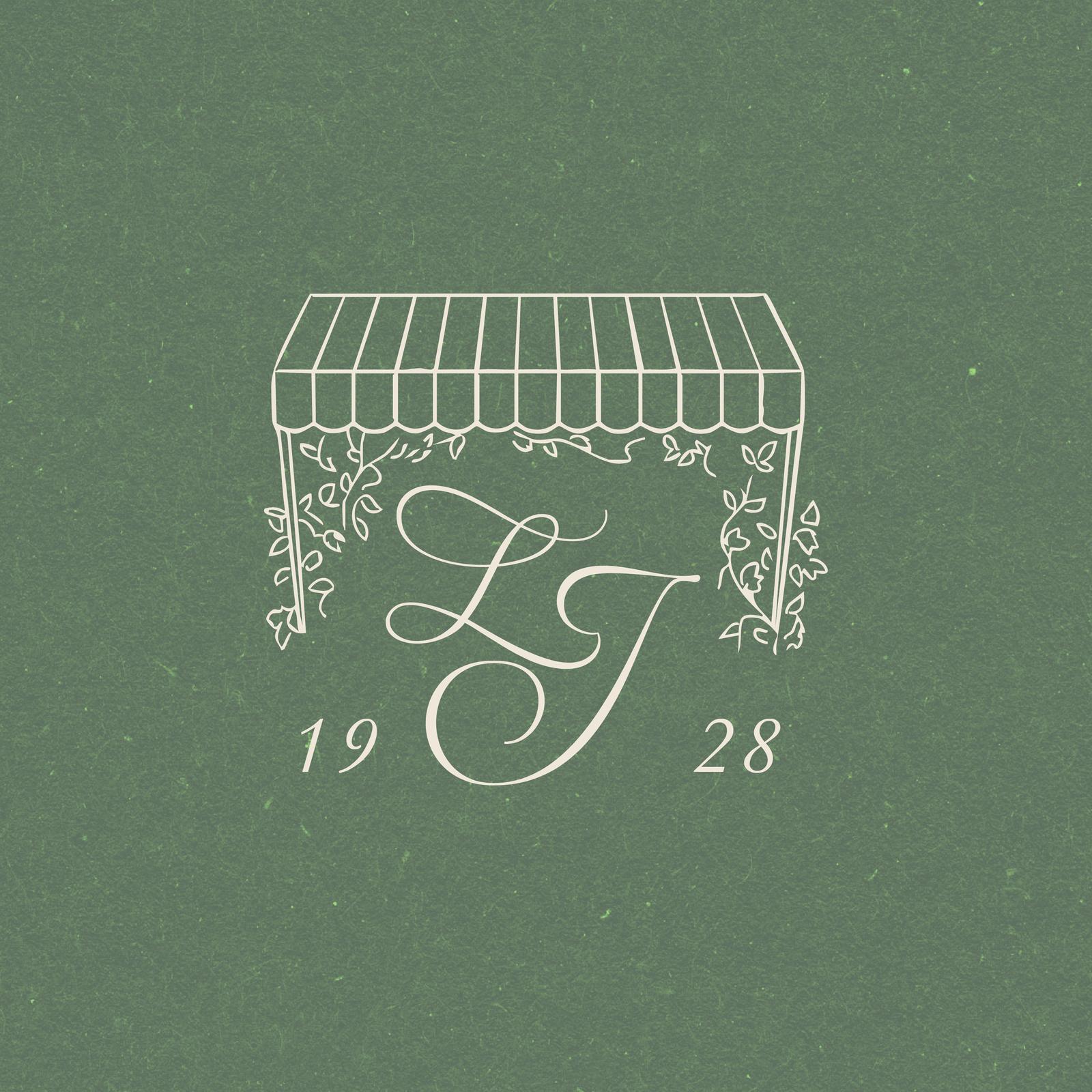 La Jolla awning monogram.