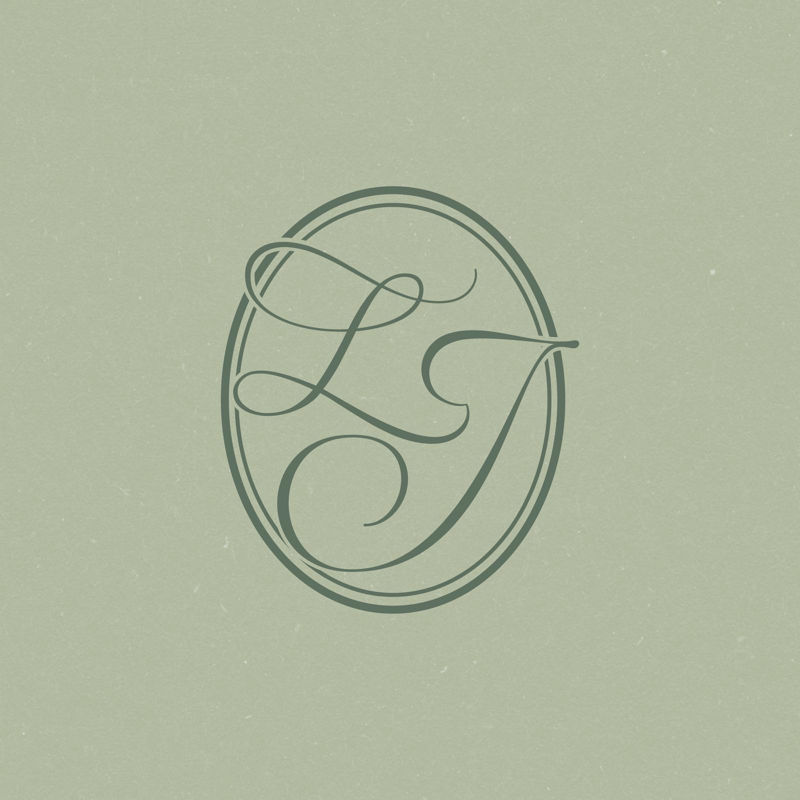 La Jolla oval monogram.